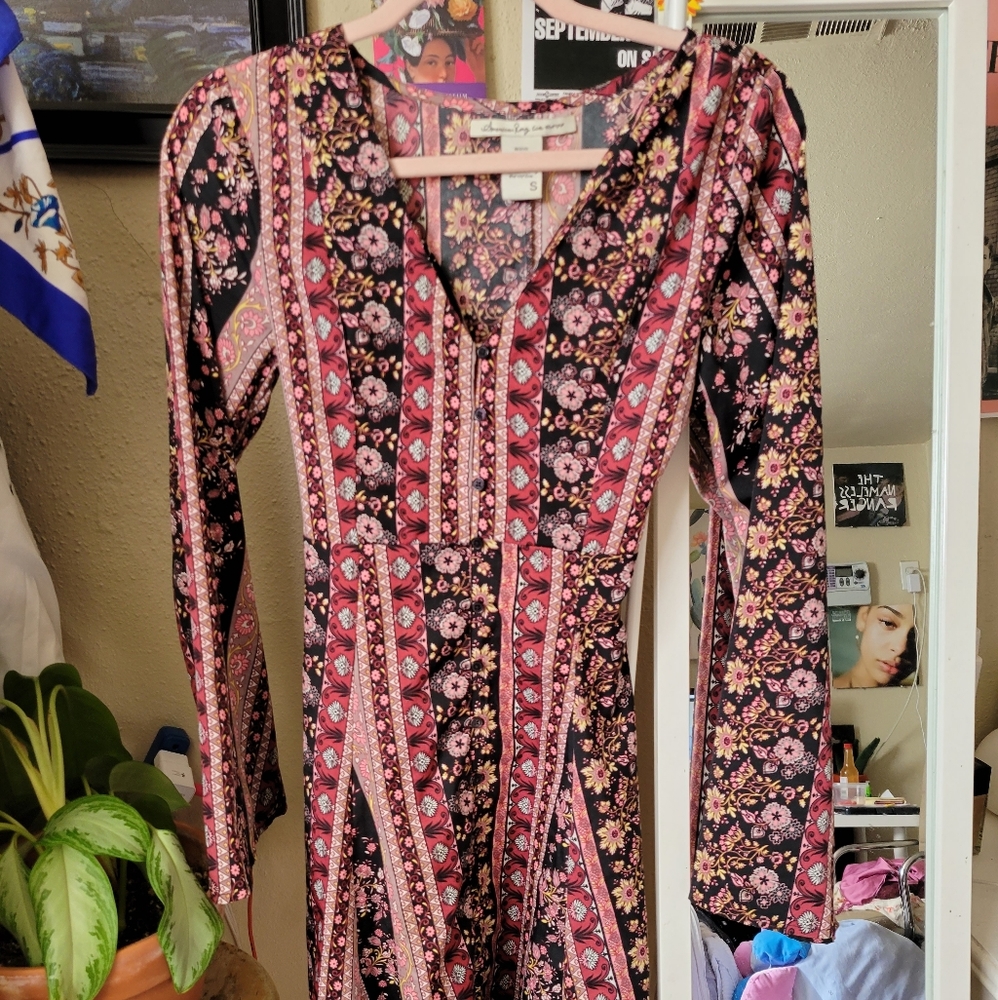 American rag 70s inspired dress